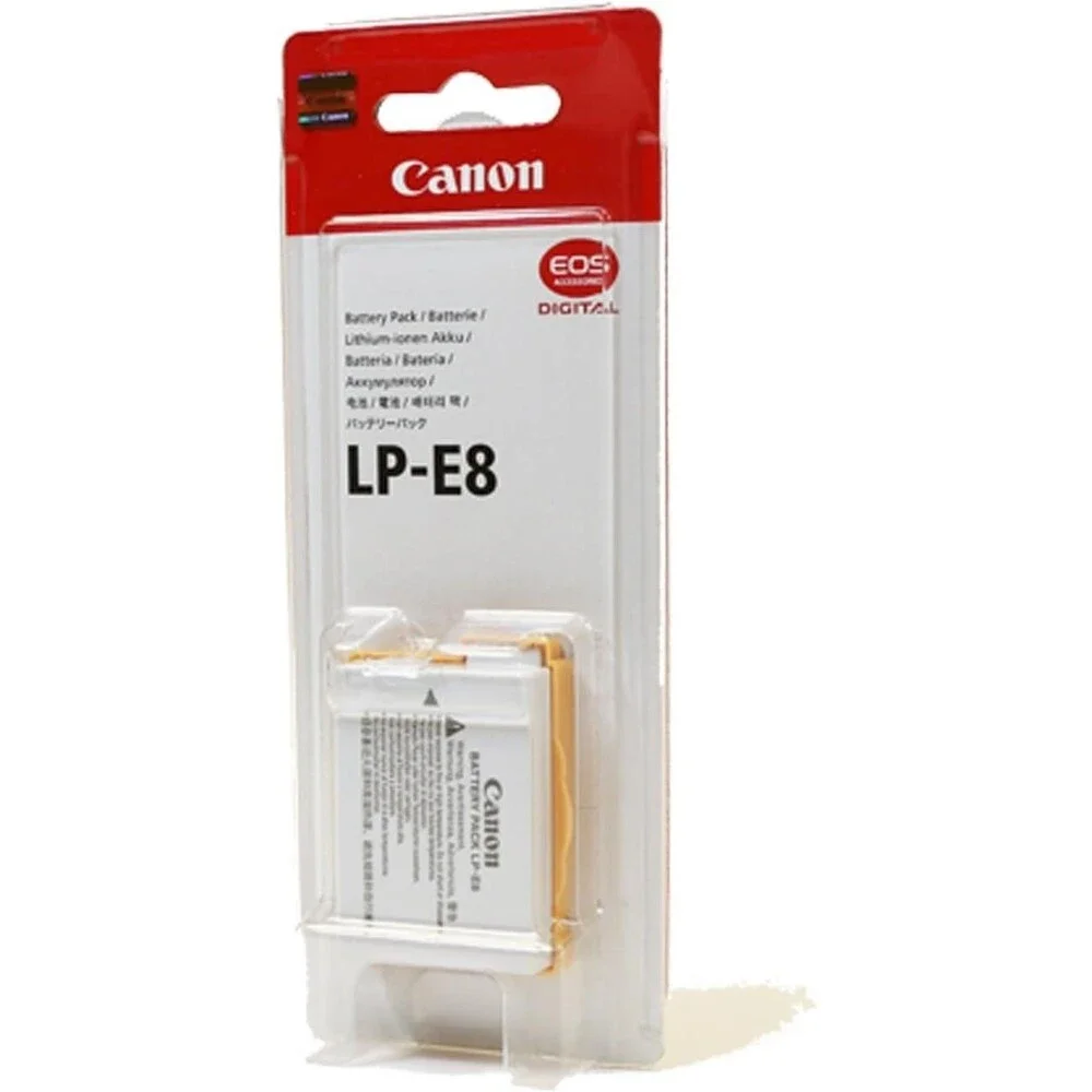 Genuine Canon LP-E8 Li-Ion 1120mAh 7.2V Battery Digital Rebel T2i & T3i Camera